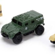 MAJORETTE Ground Force vojenská technika set 3 vozidla kov 3 druhy