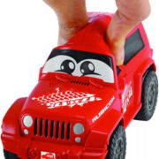 DICKIE Baby autíčko Jeep Wrangler 11cm s očima měkké pro miminko
