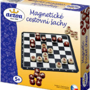 DETOA DŘEVO Hra Šachy cestovní magnetické *SPOLEČENSKÉ HRY*
