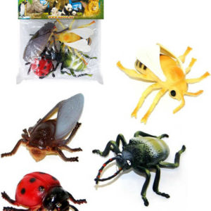 Hmyz insekt set 4ks v sáčku 6-12cm guma