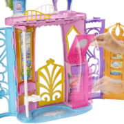MATTEL BRB Barbie Dreamtopia zámek duhový herní set s doplňky plast