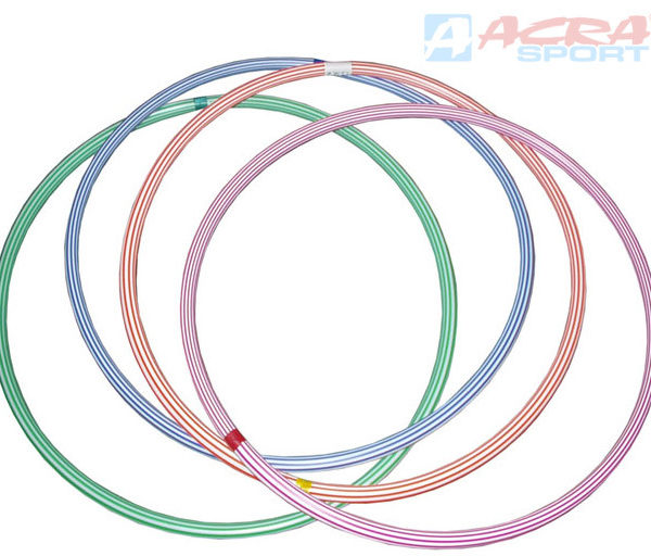 ACRA Obruč hula hop 60cm dětský fitness kruh 4 barvy
