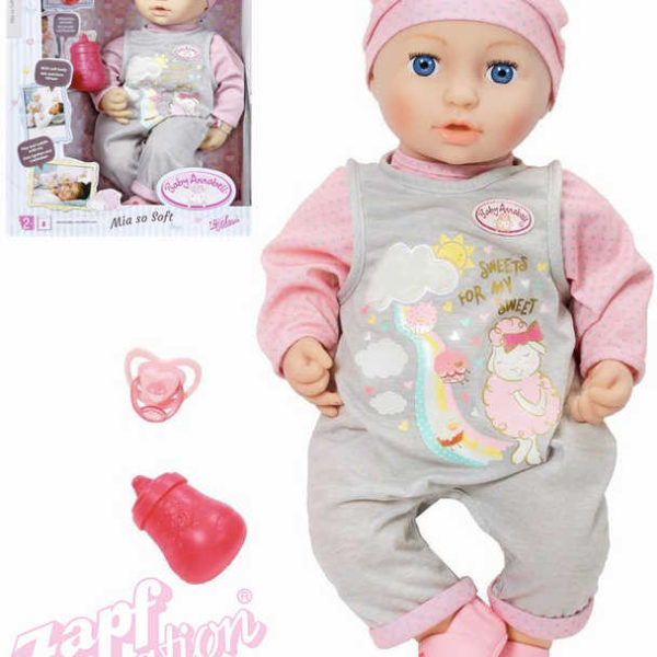 ZAPF BABY ANNABELL Panenka Mia sestřička set s lahvičkou a dudlíkem