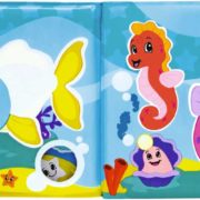 SIMBA Baby knížka magická do vany s přívěskem mořská zvířátka do vody