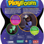 PlayFoam pěnová kuličková modelína set 4 barvy svítí ve tmě fosforeskuje