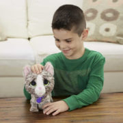 HASBRO FurReal Friends Walkalots kočka velká s vodítkem na venčení na baterie Zvuk