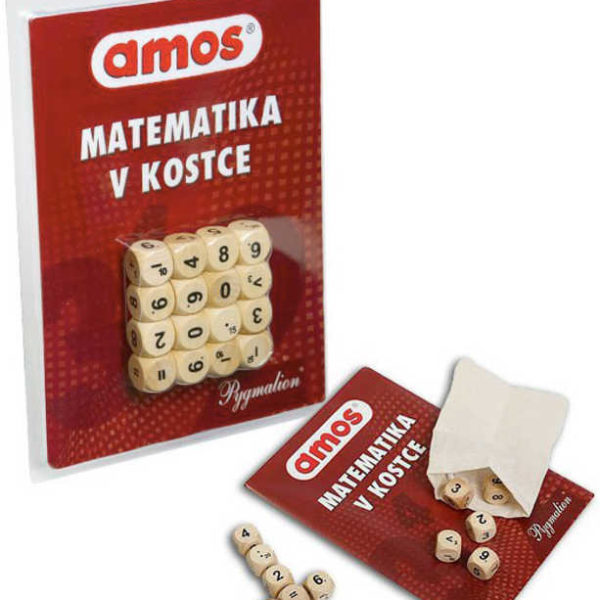 PYGMALION Amos hra Matematika v kostce set s kostkami v pytlíku na kartě