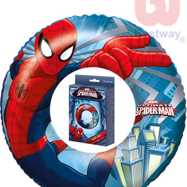 BESTWAY Dětský kruh nafukovací 56cm plavací kolo do vody Spiderman 98003