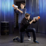 HASBRO NERF Pistole Laser Ops Alphapoint duo blaster 2ks na baterie Světlo Zvuk