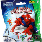 Spiderman sáček s figurkou na podstavci s překvapením různé druhy