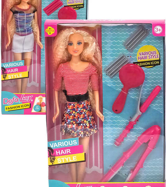 Fashion panenka 29cm set s kadeřnickými potřebami různé druhy