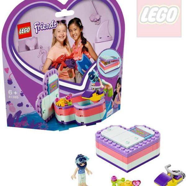 LEGO FRIENDS Emma a letní srdcová krabička 41385 STAVEBNICE