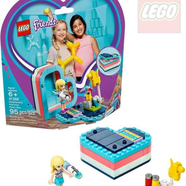 LEGO FRIENDS Stephanie a letní srdcová krabička 41386 STAVEBNICE