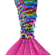Panenka hadrová 45cm mořská panna šupinka látková třpytivá s flitry