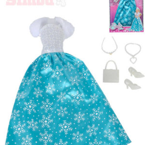 SIMBA Šaty pro panenku Steffi Love Ice Princess set s doplňky