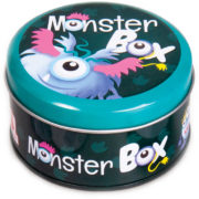 DINO Hra postřehová Monster box cestovní příšerky plechová krabička