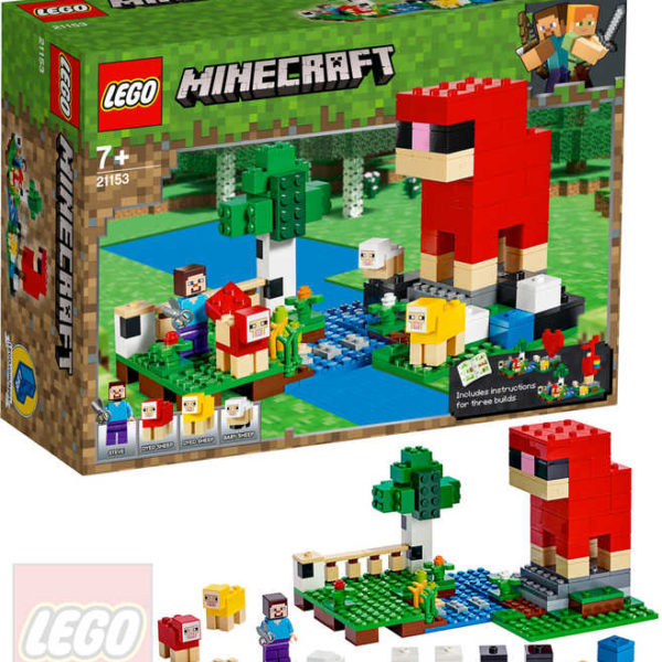 LEGO MINECRAFT Ovčí farma 21153 STAVEBNICE