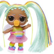 L.O.L. Surprise Hairgoals panenka set s doplňky opravdové vlasy 15 překvapení