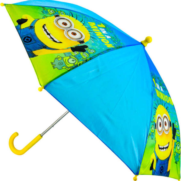 Deštník dětský Mimoni (Mimoňové) manuální otevírání modrý