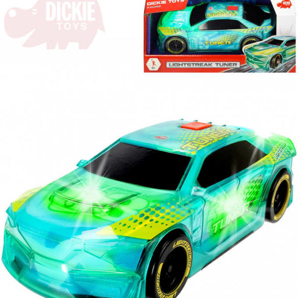 DICKIE Auto Tuner Lightstreak 20cm na baterie na setrvačník Světlo Zvuk