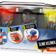 EP line So Slime výroba slizu set kelímek 3ks s figurkami se třpytkami pro kluky