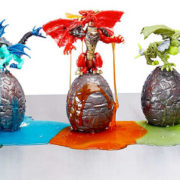 Breakout Beasts vajíčko se slizem a figurka drak k sestavení různé druhy plast