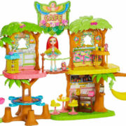 MATTEL Enchantimals kavárna v džungli herní set s panenkou a zvířátkem