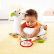 FISHER PRICE Baby Lama s aktivitami 36cm pro hru na bříšku pro miminko PLYŠ
