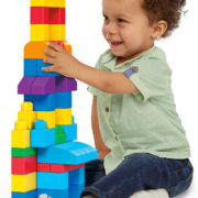 MEGA BLOKS Baby stavebnice pytel kostek pro chlapce set 80ks pro miminko