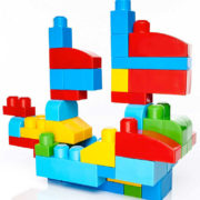 MEGA BLOKS Baby stavebnice pytel kostek pro chlapce set 80ks pro miminko