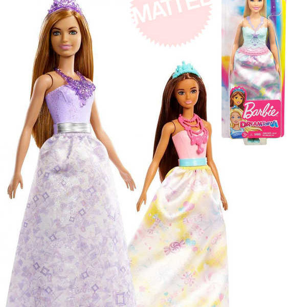 MATTEL BRB Panenka Barbie princezna kouzelná dlouhé šaty různé druhy