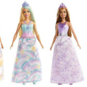 MATTEL BRB Panenka Barbie princezna kouzelná dlouhé šaty různé druhy