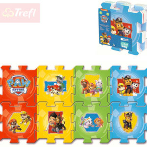TREFL Baby puzzle soft pěnové Tlapková patrola 8 dílků 32x32cm pro miminko