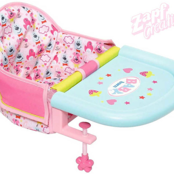 ZAPF BABY BORN Jídelní židlička se stolečkem pro panenku miminko na stůl