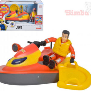 SIMBA Požárník Sam záchranářský set vodní skútr Juno s figurkou a doplňky
