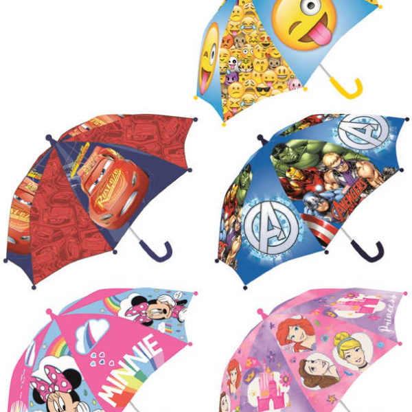 Deštník dětský Disney / emotikony 65x55cm různé motivy