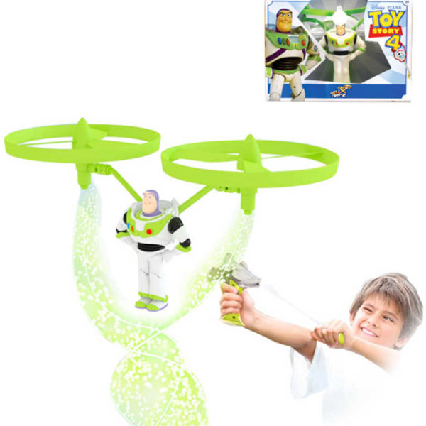 Vystřelovací figurka Buzz Toy Story 4 (Příběh hraček) s vrtulkami v krabici