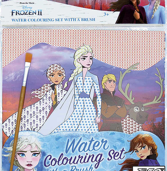 JIRI MODELS Omalovánky vodové se štětcem Frozen 2 (Ledové Království)