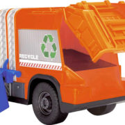 DICKIE Auto recyklační popeláři 30cm set s popelnicí na baterie Světlo Zvuk