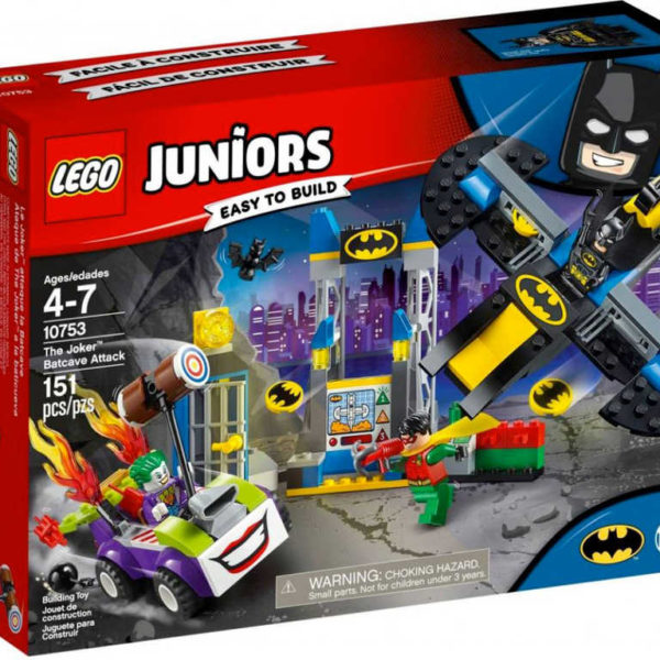 LEGO JUNIORS Batman - Joker útočí na Batcave 10753 STAVEBNICE