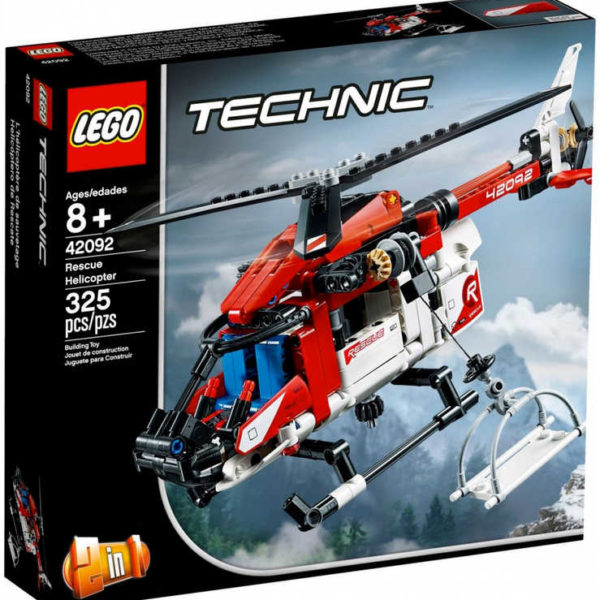 LEGO TECHNIC Záchranářský vrtulník 42092 STAVEBNICE