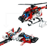 LEGO TECHNIC Záchranářský vrtulník 42092 STAVEBNICE