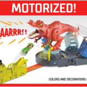 MATTEL HOT WHEELS City T-Rex řádí herní set s autíčkem na baterie