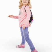 Batoh flitrový vak 29x30cm kreativní set s fixami k vybarvení překlápěcí efekt