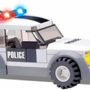BLOCKI Stavebnice My Police policejní auto s radarem 69 dílků + 1 figurka v krabici