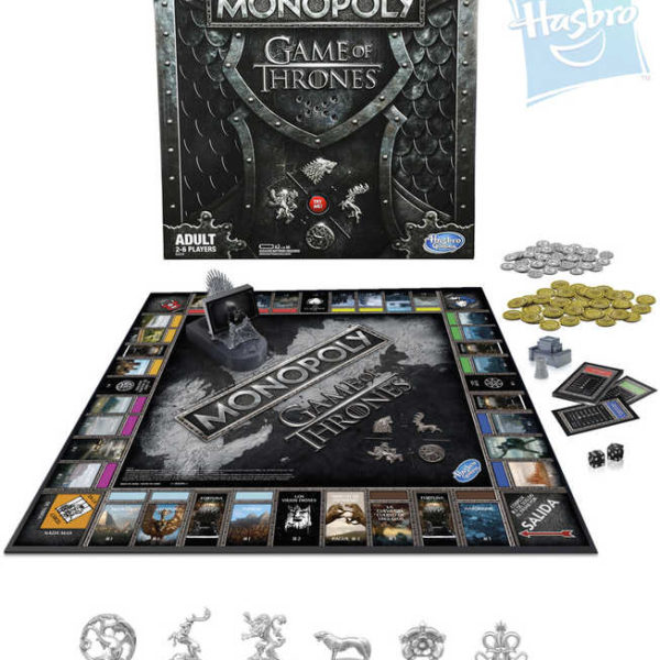 HASBRO MONOPOLY Hra o trůny na baterie angličtina AJ *SPOLEČENSKÉ HRY*