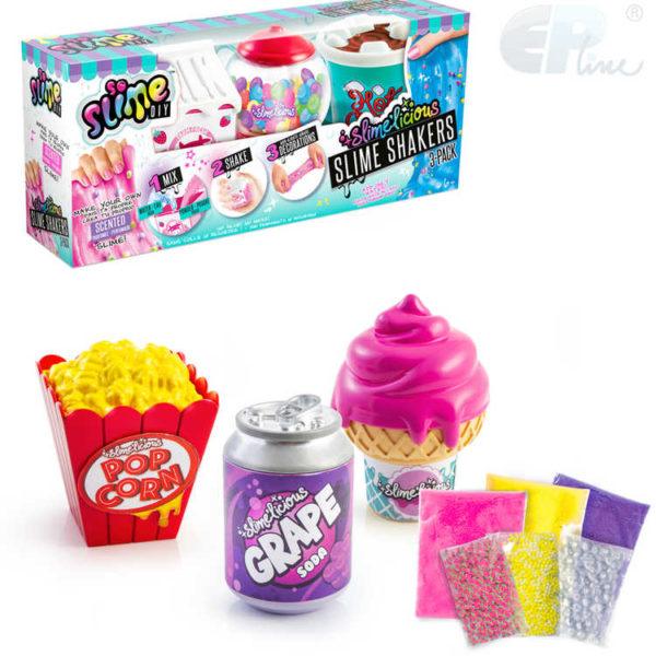 EP Line Sliz So Slime 3 pack kreativní set výroba slizu různé druhy