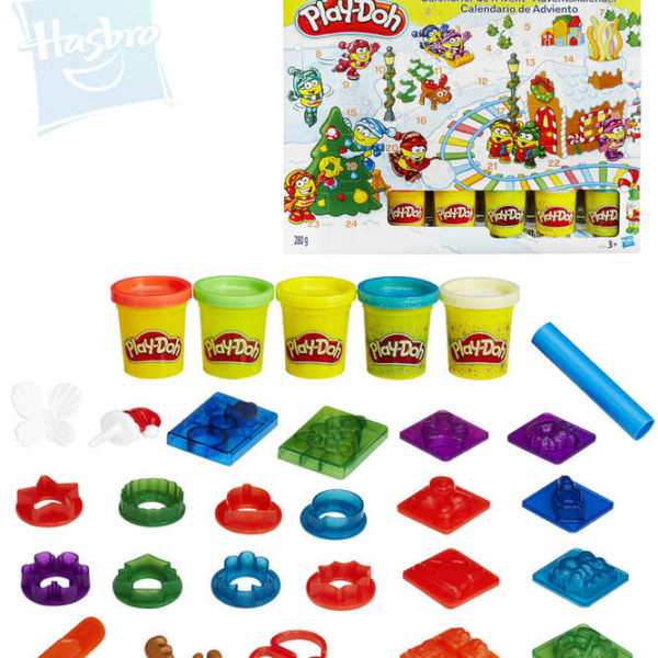 HASBRO PLAY-DOH Adventní kalendář kreativní set modelína s nástroji