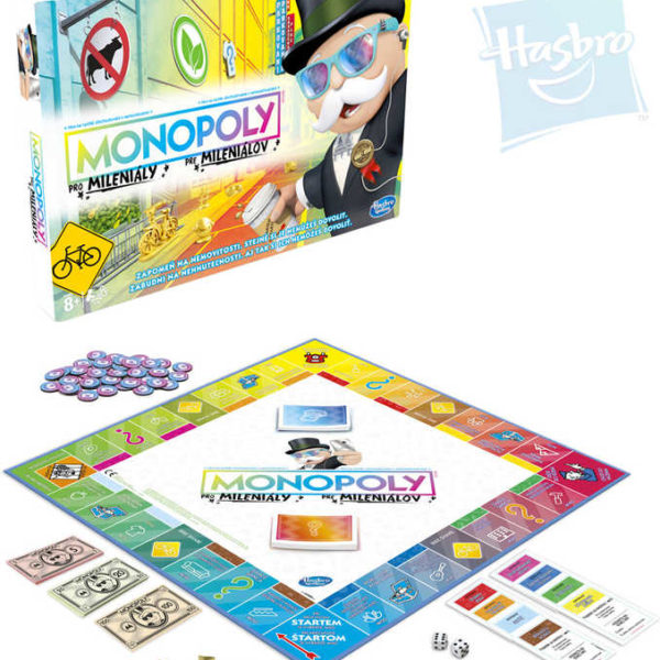 HASBRO HRA Monopoly pro mileniály *SPOLEČENSKÉ HRY*