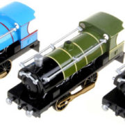 Teamsterz parní lokomotiva kovová na baterie Světlo Zvuk různé barvy